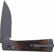 SCH1203146 Old Timer Frontier Pivot Lock | Couteau Lame Acier 7Cr17 | Manche Luxewood Composite | Livraison Gratuite