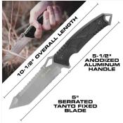 SHF11011 Couteau Reapr Javelin Tanto Lame Acier 420 Etui Nylon - Livraison Gratuite