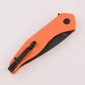 SHIEG01A Couteau Shieldon Viper Tangerine Lame Acier 154CM IKBS - Livraison Gratuite