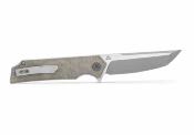 SIGTS8SG Couteau SIG Sauer Tsuru | Lame Tanto Acier 154CM Two-Tone | Manche OD Green Micarta Liner Lock - Livraison Gratuite