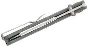 SRM255LGK2 Couteau SRM Medal 255L Lame Drop Point Acier 10Cr15CoMoV Manche G10 Gris Sécurité Ambi Lock -  Livraison Gratuite