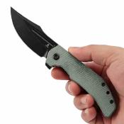 TB1089A3 Tenable Orion | Couteau Pliant | Clip Point 14C28N | Manche Micarta Vert | Liner Lock - Livraison Gratuite