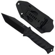 TKF201BK Poignard Takumitak Fulcrum Black Tanto Lame Acier D2 Etui Kydex - Livraison Gratuite