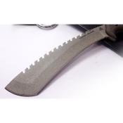 TPTDTK01 Couteau Fixe TOPS Tundra Trekker Lame Acier 1095HC Dos Scie Manche Micarta Vert Housse Kydex USA - Livraison Gratuite
