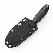 TVJM05BM14 Trivisa Eggplant BM – Couteau Fixe Lame Acier 14C28N Manche Micarta Black Étui Kydex – Livraison Gratuite 