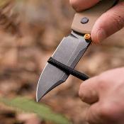 VOSA2927 Vosteed Raccoon 2.0 – Couteau pliant Top Liner Lock Lame Acier 14C28N Manche G10 Sand - Livraison Gratuite