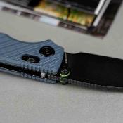 VOSA3102 Couteau Vosteed Porcupine ModSwap | Lame Acier 154CM Clip Point | Manche Blue G10 | Crossbar Lock | Livraison Gratuite