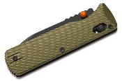 VOSA4105 Couteau Vosteed Vombat Lame Zulu M390 Manche Aluminium Olive Sécurité Crossbar Lock - Livraison Gratuite