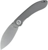 VOSTSNWGH Couteau Vosteed Nightshade Shilin Gray Micarta Lame Acier Nitro-V IKBS - Livraison Gratuite