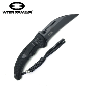 WAR075BK WithArmour Black Claw Lame Acier 440C Linerlock Clip - Livraison Gratuite