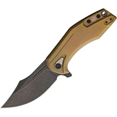 BRS004B Bladerunners Systems Overwatch Bronze Manche Titane Acier S35VN - Livraison Gratuite