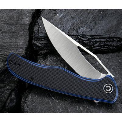 Couteau Civivi Shredder Blue / Black Lame Acier D2 CIVC912A - Livraison Gratuite