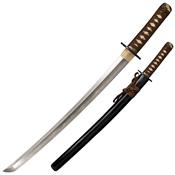 Sabre de Samourai Cold Steel Mizutori Crane Wakizashi Carbone 1095 Manche Peau de Raie Etui Bois CS88CKW - Free Shipping