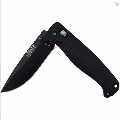 ELT1025DSW Couteau Elite Tactical Rapid Lock Acier 8Cr13MoV Drop Point Ball Bearing - Livraison Gratuite