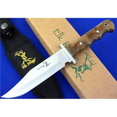 ER101 - COUTEAU BOWIE DE CHASSE RANDO CAMPING ELK RIDGE - LIVRAISON GRATUITE