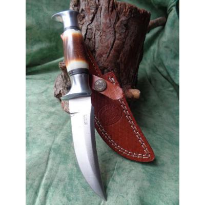 Couteau Frost Cutlery Chipaway Hunter Manche Os Etui Cuir FCW935TB - Free Shipping