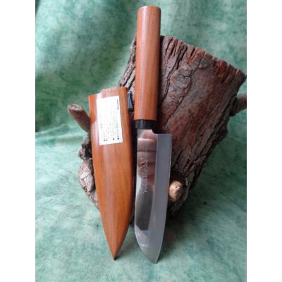 Couteau Kanetsune Fruit Knife ST-200 JAKU SANTOKU Acier 420J2 Manche Cerisier Made Japan KC077 - Free Shipping