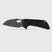 KI3701A2 Couteau Kizer Takahe | Lame Acier S35VN Matte DLC | Manche Titane Noir | Livraison Gratuite