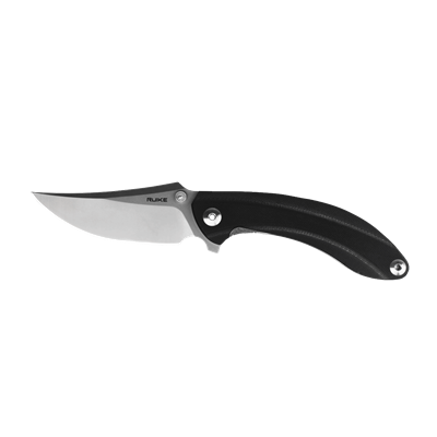 Couteau Ruike Practical P155 Manche Black G-10 Linerlock RKEP155B - Free Shipping