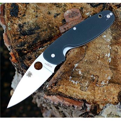 Couteau Spyderco Emphasis Black G10 Lame Acier 8Cr13MoV SC245GP - Livraison Gratuite