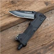 Couteau de Secours StatGear T3 Tactical Rescue Tool Acier 440C Manche Abs STAT01 - Free Shipping