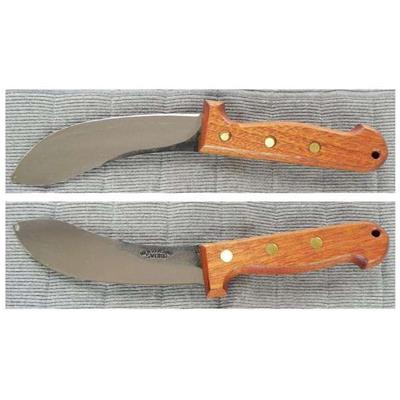 Couteau de Survie Svord Curved Skinner Carbone 1095 Manche Bois bushcraft Made In New Zeland SVCS - Livraison Gratuite