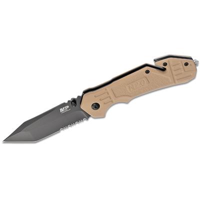 Couteau Smith&Wesson M2.0 M&P Rescue Tanto Manche OD Green Coupe Ceintures SW1100076 - Livraison Gratuite