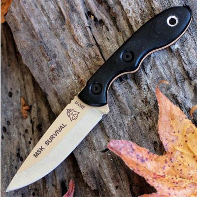 Couteau Tops Mini Scandi Survival Acier 1095 Manche Micarta Etui Kydex Made USA TPMSKSURV - Free Shipping