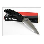 Couteau SPYDERCO Black FRN ENDURA 4 VG-10 Plain SC10PBK - LIVRAISON GRATUITE