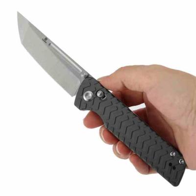 B2038V1 Couteau TENABLE Anomaly Lame Acier Nitro-V Stonewashed Manche Aluminium Gris Cross Bar Lock - Livraison Gratuite