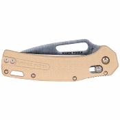 BFOGK001TNB Couteau BlackFire | Lame Acier D2 Satin Tanto | Manche Nylon Tan | Pivot Lock | Livraison Gratuite