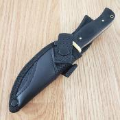 BJ067 Couteau Blackjack International Small Drop Point Acier Inox Manche Micarta Housse Nylon Livraison Gratuite