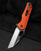 BTKG36D Couteau Bestech Operator Orange Lame Black/Satin D2 - Livraison Gratuite