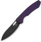 BTKMK05D Bestechman Firebird | Couteau Pliant EDC | Lame D2 | Manche G10 Purple | Verrouillage Button Lock - Livraison Gratuite
