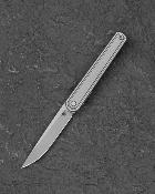 BTKT2502A Bestech Ink Gray | Lame Drop Point Acier MagnaCut SW | Manche GrayTitanium Frame Lock - Livraison Gratuite