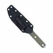 CBTOWODGDNS Couteau CobraTec Outdoor Warrior Housse Kydex | Lame Drop Point Acier D2 | Manche G10 Green - Livraison Gratuite
