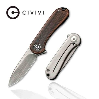 CIVC18062Q2 Couteau CIVIVI Mini Elementum Copper Lame Acier 14C28N IKBS - Livraison Gratuite