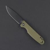 DGRDPMOLBW Daggerr Dopey DL – Couteau Liner Lock | Lame Drop Point 8Cr14MoV Blk Stonewash | Manche FRN OD Green - Livraison Gratuite