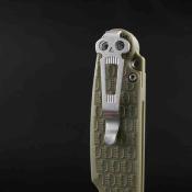 DGRDPMOLSW Daggerr Dopey DL – Couteau Liner Lock | Lame Drop Point 8Cr14MoV Stonewash | Manche FRN OD Green - Livraison Gratuite