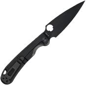 DGRF22FBBN Couteau DAGGERR Zhalo Lame Acier D2 Black DLC Manche Stainless Black Framelock - Livraison Gratuite