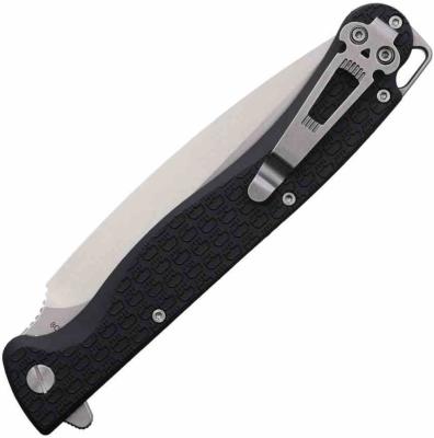 DGRVDFBKSW Couteau Daggerr Vendetta Lame Dagger Acier 8Cr14MoV SW Manche FRN Noir Liner Lock - Livraison Gratuite