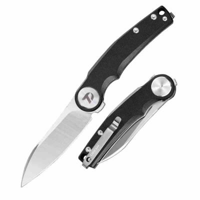 DTK3618GB Dreamtech – Couteau Pliant Lame Acier D2 Sheepfoot Linerlock Manche Black G10 – Livraison Gratuite