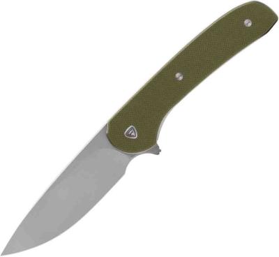 FF009G Couteau Ferrum Forge Gent 2.0 Green Lame Acier 9Cr13MoV IKBS - Livraison Gratuite