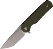 FF012G Couteau Ferrum Forge Zelex Green Lame Acier D2 Tanto - Livraison Gratuite