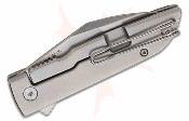 FKCGS600 Couteau Finch Geneva Spur Lame Acier 154CM Wharncliffe Manche Abalone - Livraison Gratuite