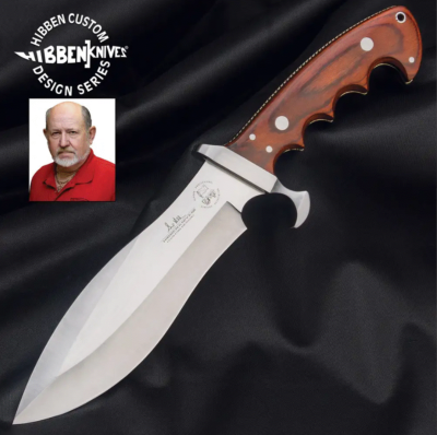 GH5098 Poignard Hibben Alaskan Survival Lame Acier Etui Cuir - Livraison Gratuite