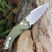 HO34571 Couteau Hogue X5 Folder Lame CPM154 Manche Green Alu Made USA - Livraison Gratuite