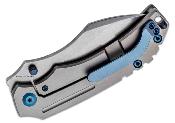 K1018A3 Couteau Kansept Knives Pelican Bleu Lame S35VN Manche Titane IKBS - Livraison Gratuite