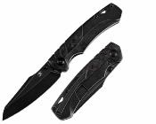 K1051A5 Kansept Weim Couteau Lame Acier CPM-S35VN Manche Titane Noir & Carbone Rouge Framelock | Livraison Gratuite