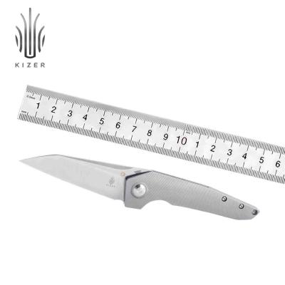 KI4565A1 Couteau Kizer VK1-FL Lame S35VN IKBS Manche Titane - Livraison Gratuite